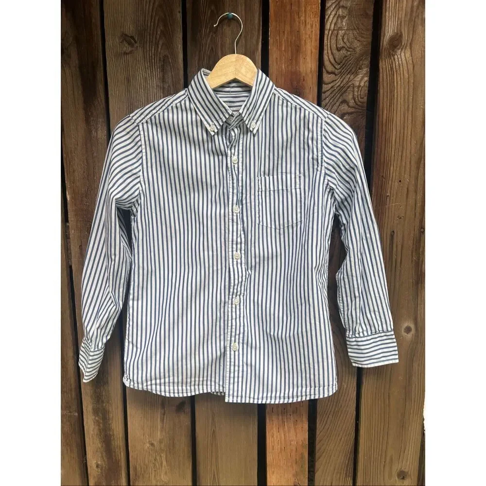 Crewcuts Boy’s striped botton down shirt size 10